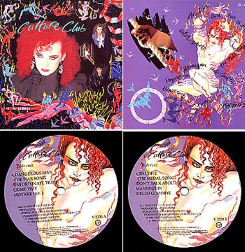 Culture Club Waking Up With The House On Fire UK vinyl LP